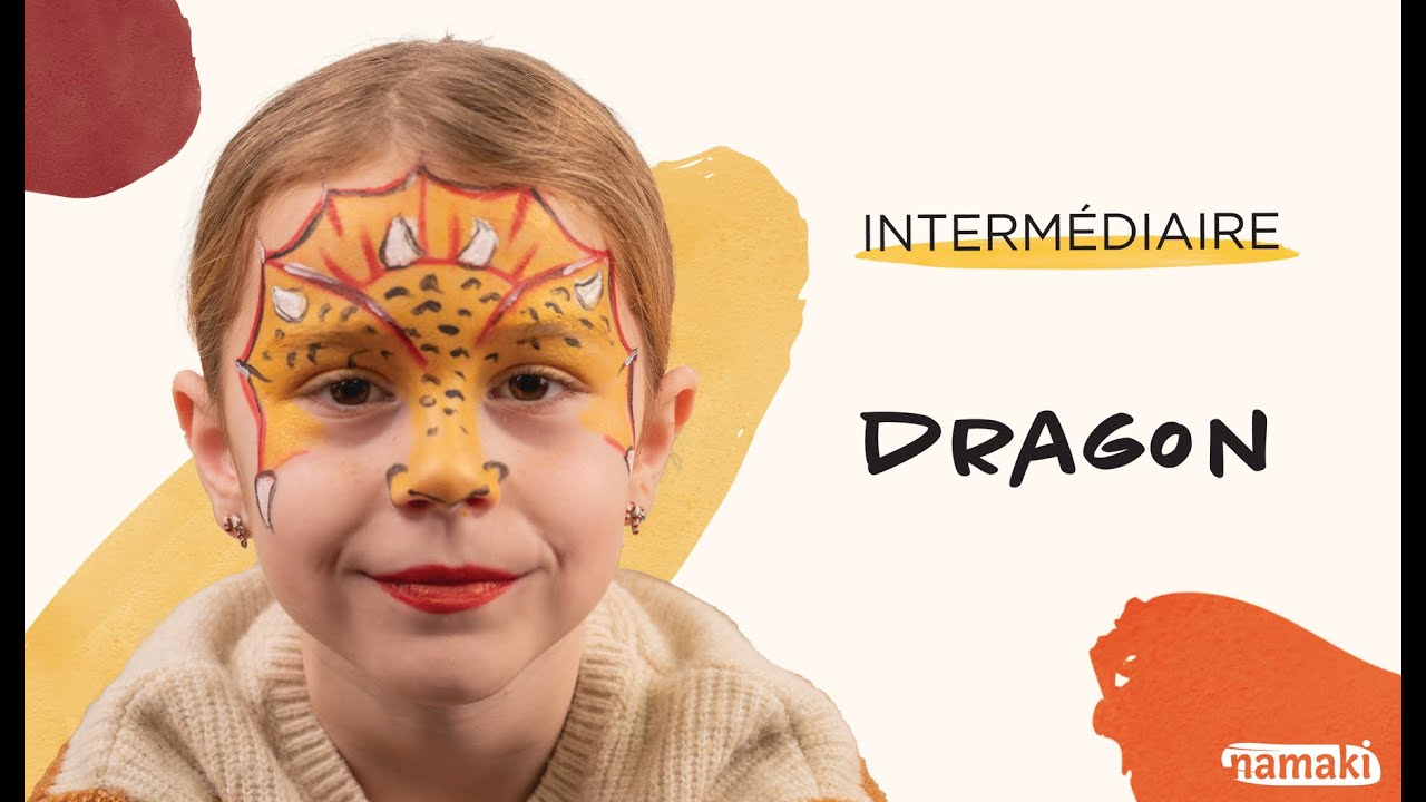 Tuto maquillage enfant - Dragon | Namaki