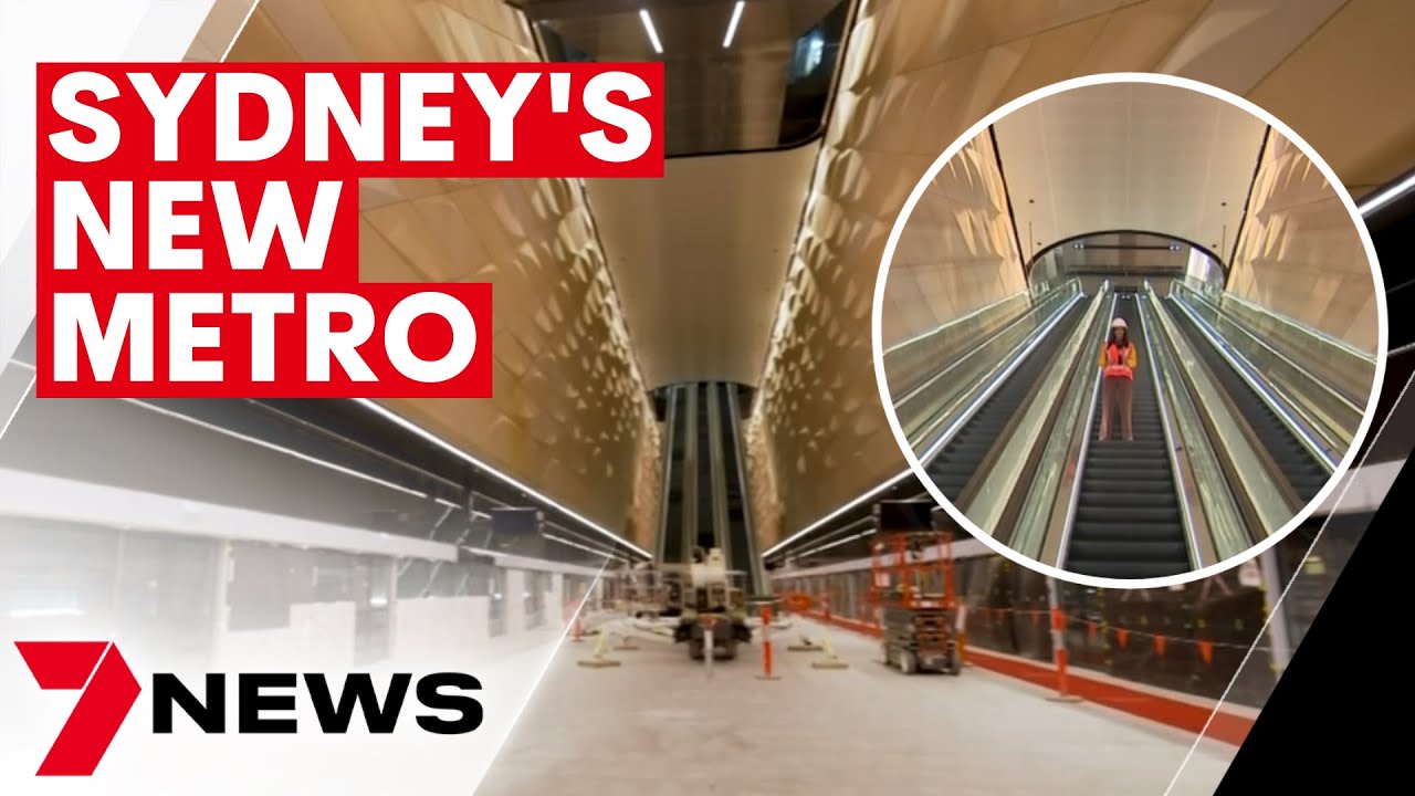 The new Sydney Metro platforms at Central railway station | 7NEWS