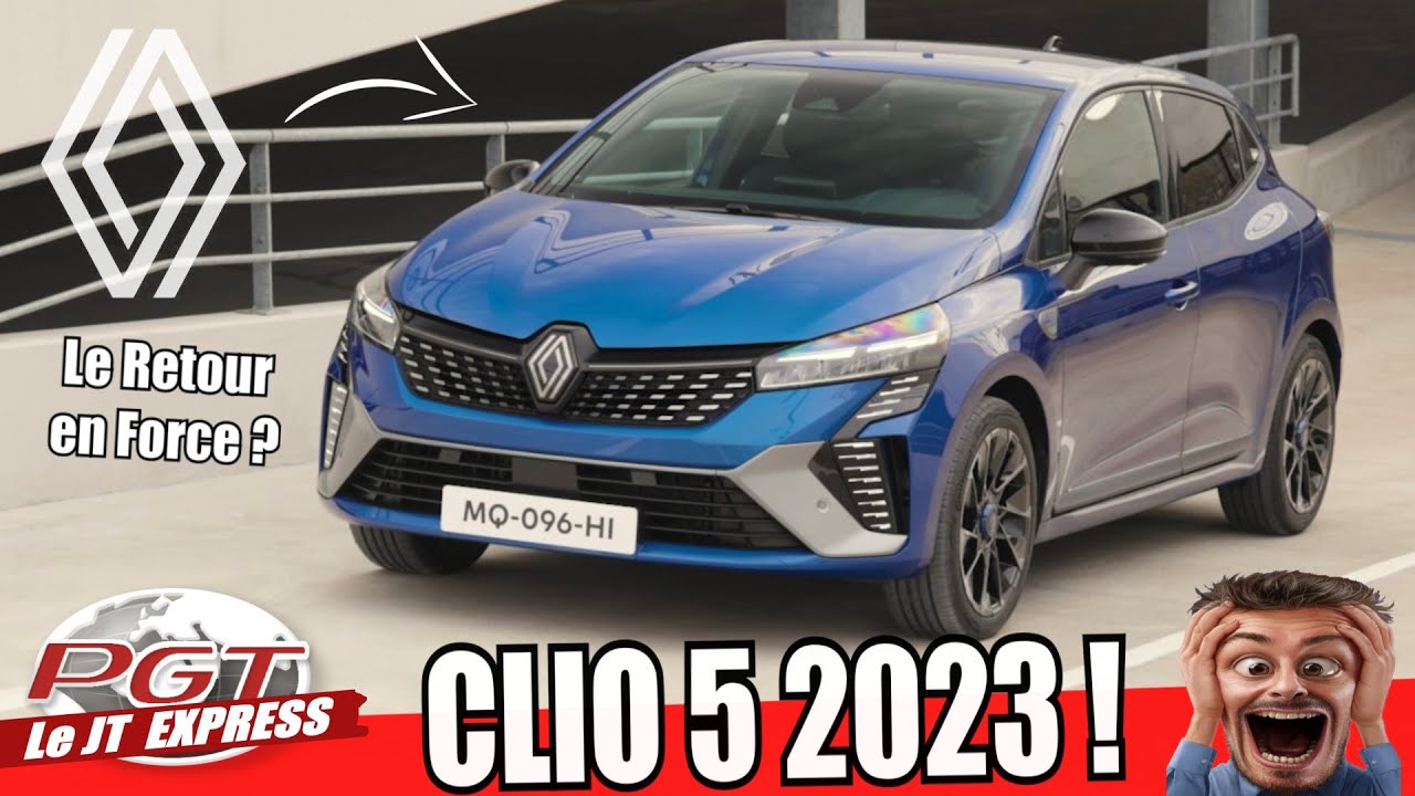 Présentation vidéo - Renault Clio 5 restylée (2023) : enfin une