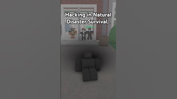 Natural Disaster Survival hacking.. #roblox #hacker #c00lkidd #shorts