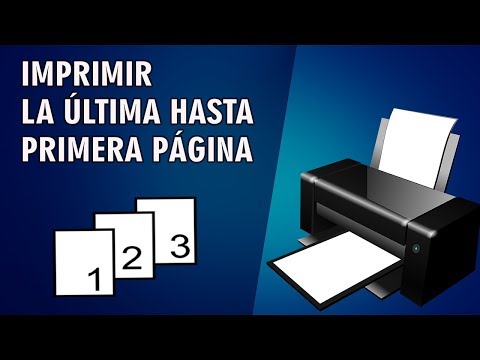 Video: Cómo Imprimir Una Página Con Un Número