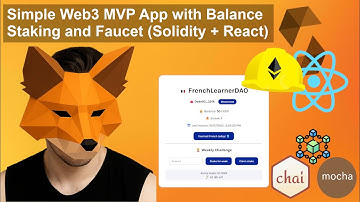 🚀 Build a Web3 MVP App | Balance, Staking & Faucet (Solidity + React + Hardhat + Chai)