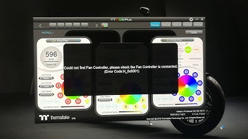Thermaltake RGB Plus Software Error Code h_0x0001