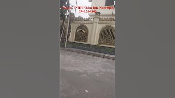 Cổng nhôm đúc đẹp 3 miền