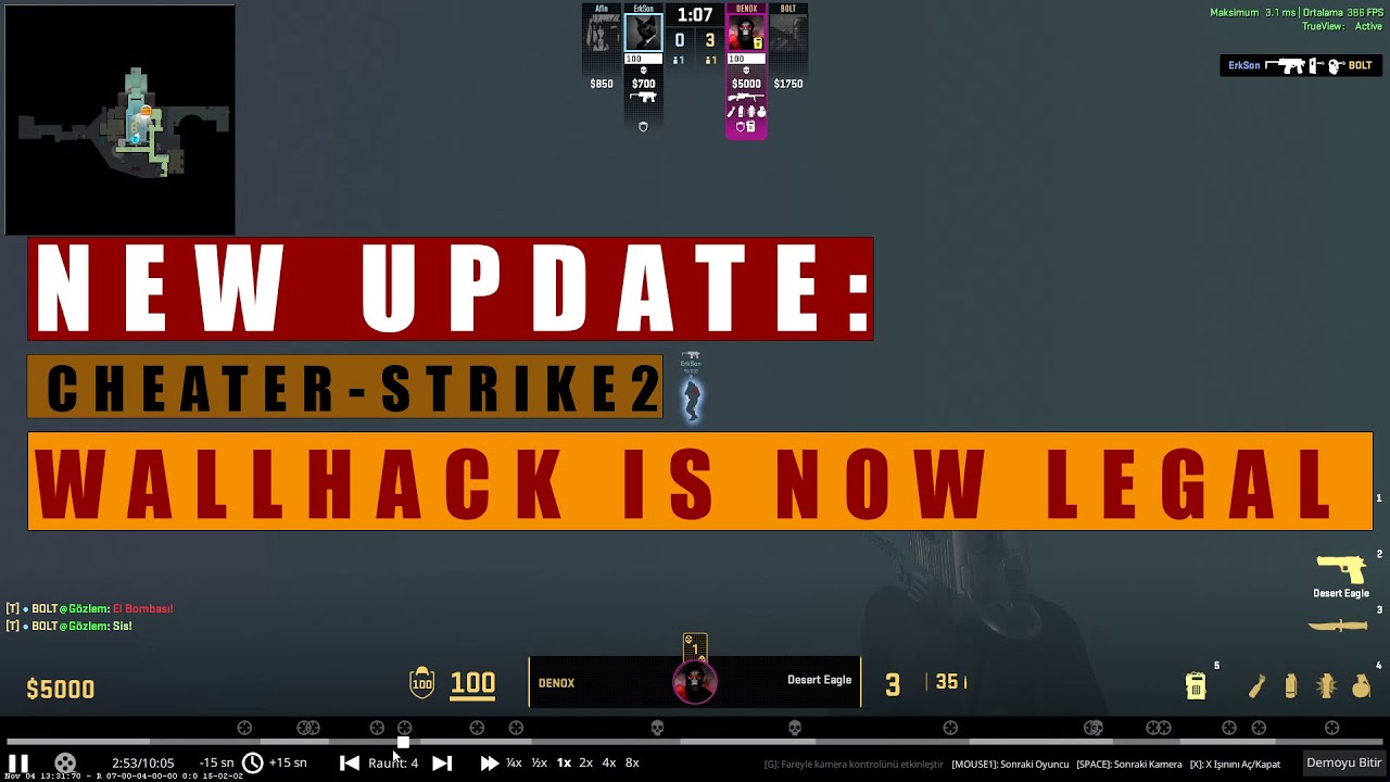 New CS2 Update: Wallhack is Now LEGAL - YouTube