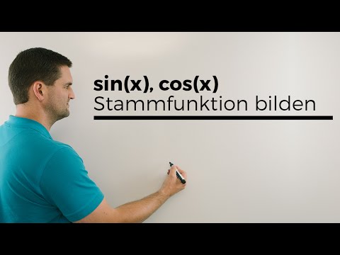 sin(x), cos(x), Stammfunktion bilden, Grundlagen, Trigonometrische Fkt. | Mathe by Daniel Jung