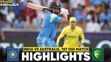 India vs Australia 1st ODI Cricket Match Full Highlights Cricket Live Highlights 19/10/2025