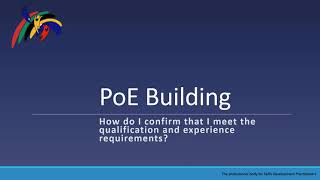 14  How do I confirm that I meet the qualification and experience requirements?