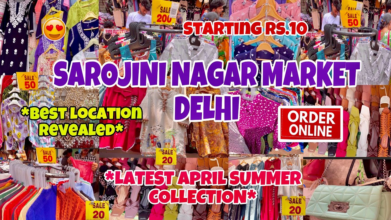 Sarojini Nagar Market Delhi | summer collection 2024 | delhi sarojini nagar market | Sarojini Market