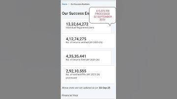 ITR REFUND वाली ITR Processing 8 Lakh ITR PROCESSED AY 2025-26|| ITR REFUND #itr #refund #incometax