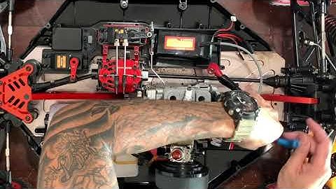 Super Bee Kill Switch Install ROVAN KingMotors Losi Gas Rc Part 2