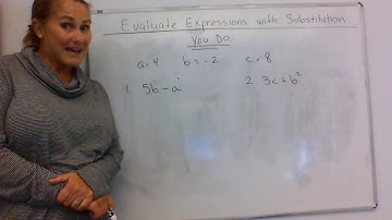 Evaluating Expressions Using Substitution