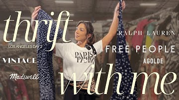 I Went to the LARGEST Thrift Store in LA | Thrift Vlog Day 2
