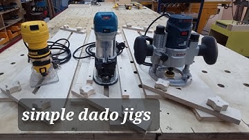 Very simple router jig for making Dados /easy Dado Joints