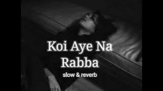 Koi Aye Na Rabba(slowed  reverb) new lofi 2023😢new bollywood lofi song #@lofiloverofficial