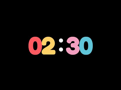 2 Minute 30 Second Timer 🔥 High Energy Countdown · 3 2 1 GO Start