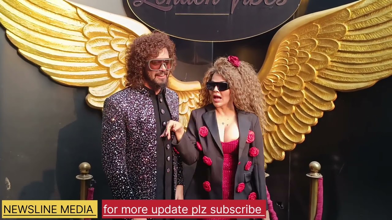 Mika singh with ankita dave present for Rakhi Sawant & Shabaz Khan's music video “Zaroorat 