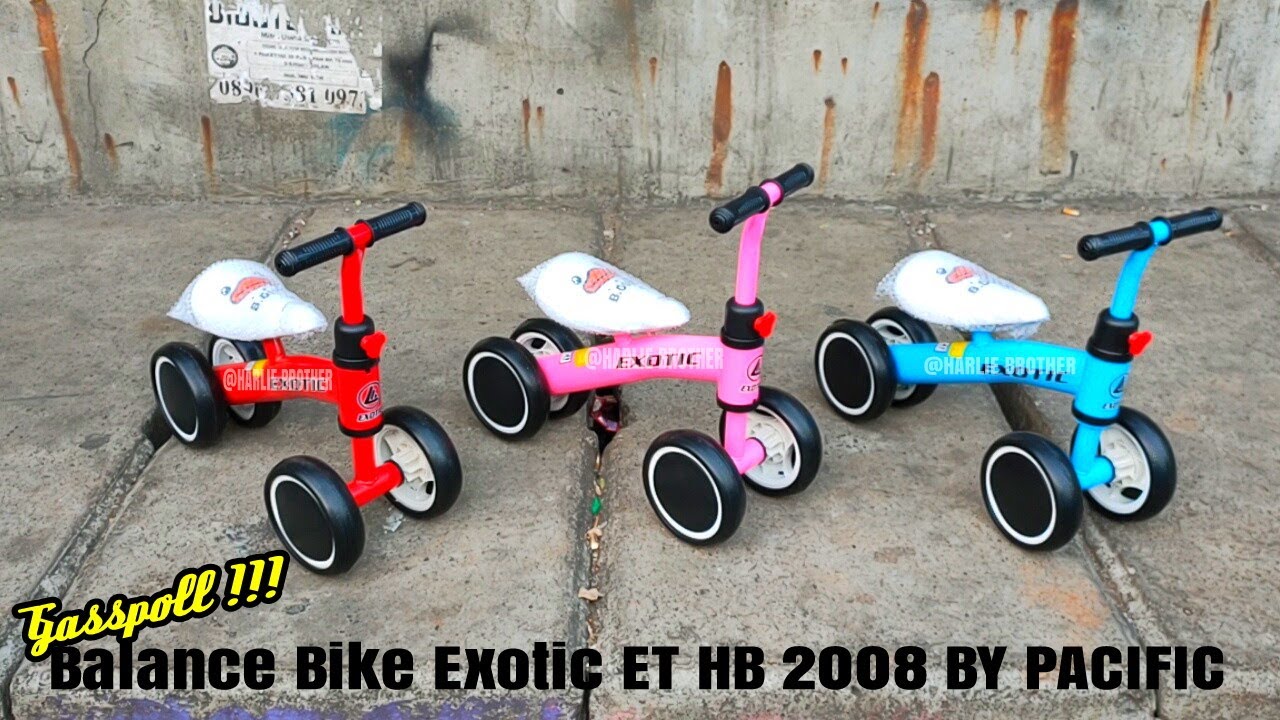 BALANCE BIKE EXOTIC ET HB 2008 SEPEDA 