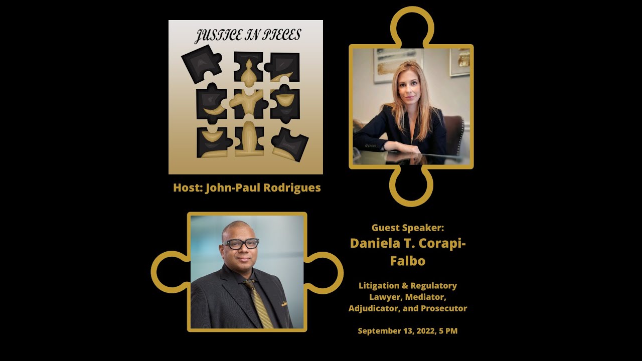 Justice in Pieces Guest Speaker Series: Daniela T. Corapi-Falbo - YouTube