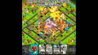 Coc Best Attack Strategy ever 😎 ll #clashofclans #coc #gaming #games #ytshorts #shorts