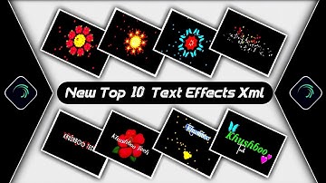 Top 10 Text Animation Presets|Trending Text Effect Alightmotion Xml|Text Effect Preset🏇Khushboo Tech
