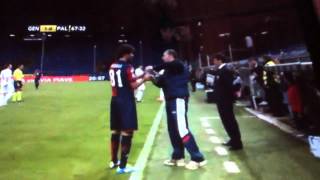 Funny moment Sculli Genoa-Palermo