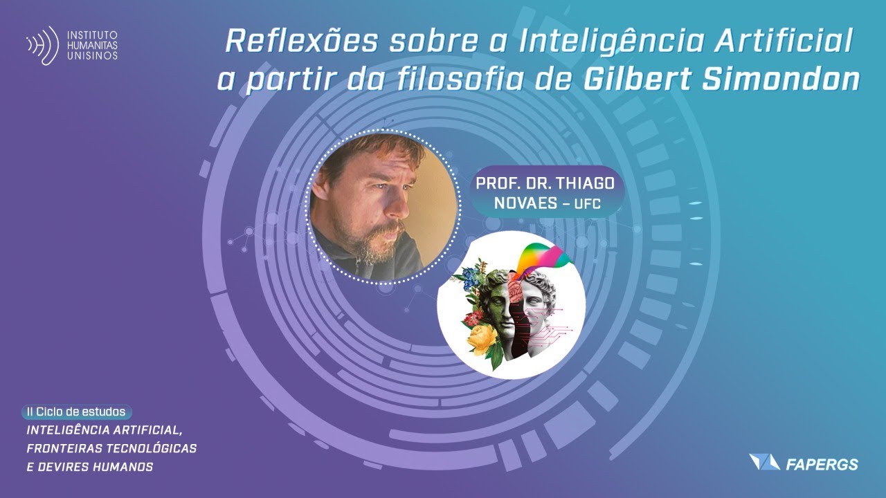 Reflexões sobre a Inteligência Artificial a partir da filosofia de Gilbert Simondon