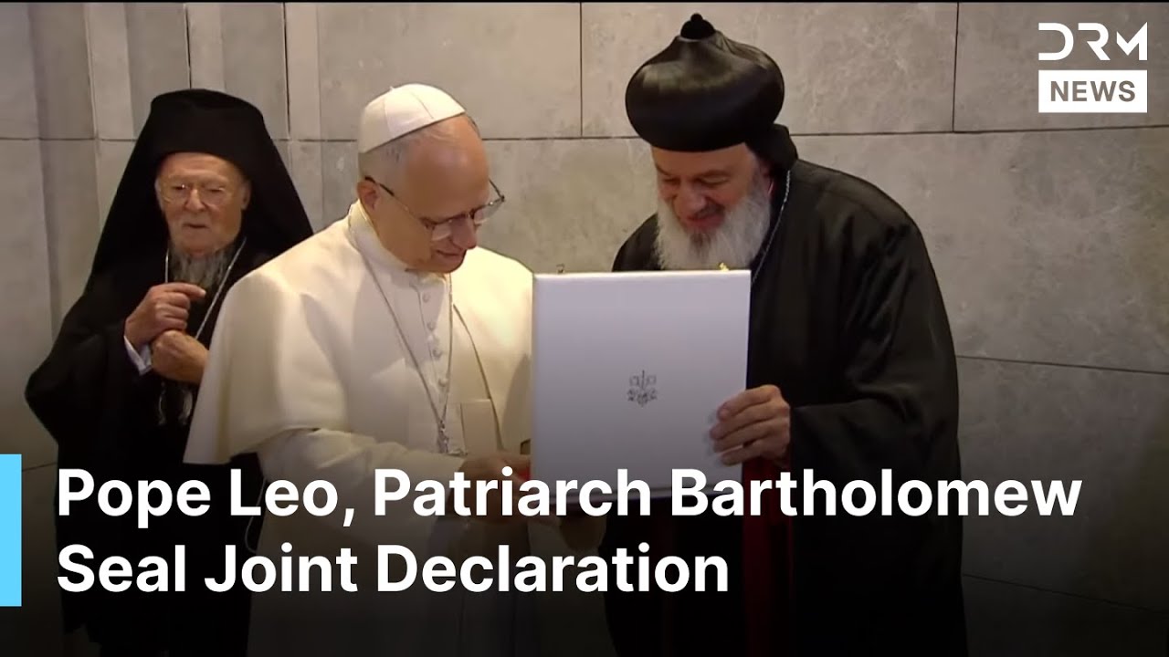 Pope Leo XIV & Patriarch Bartholomew Sign Historic Catholic–Orthodox Declaration | AK1G