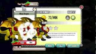 Ninja Dragon in Dragon City on Facebook