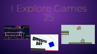 I Explore Games #25: SquareX, Opposite Day, Capybara Quest