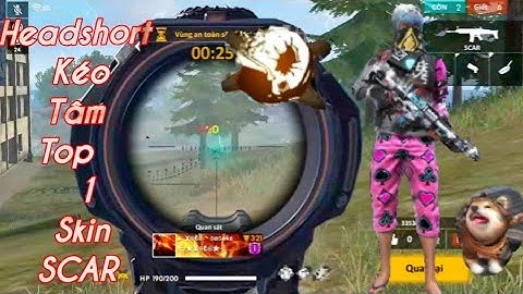 [Free Fire] AS Kéo Tâm 4X Headshot Top 1 Bo Cuối Bằng Sacrd  Skin Top Hightlight Hên Không Bằng Hây