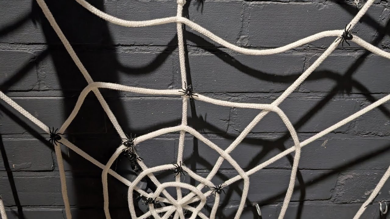 How to make a spider web using I-Cord,French knitting Halloween tutorial 