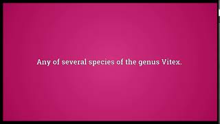 Vitex Meaning Wordogram