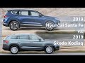 2019 Hyundai Santa Fe vs 2019 Skoda Kodiaq (technical comparison)