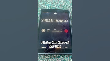 I’ll stop this timer at 10k likes