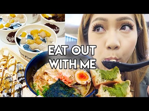 What I EAT in A DAY - EATING OUT EDITION - YouTube
