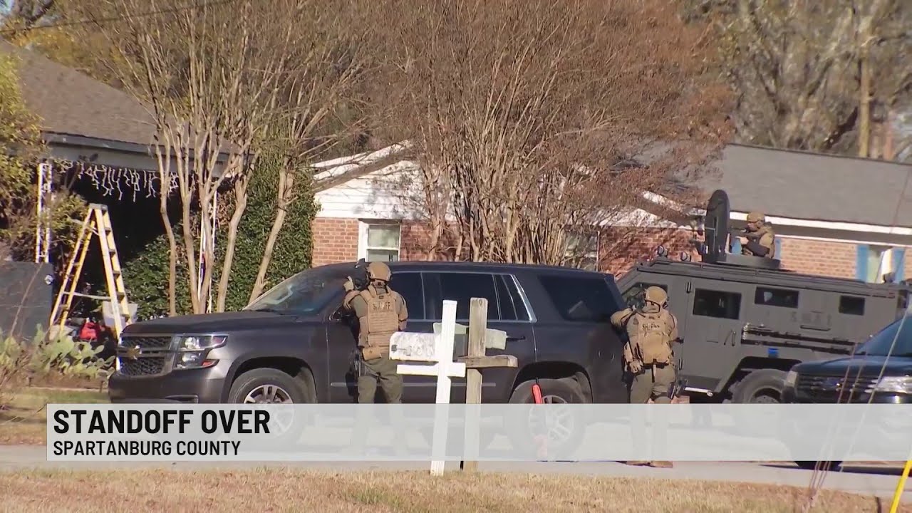 Deputies arrest barricaded suspect in Spartanburg Co. - YouTube