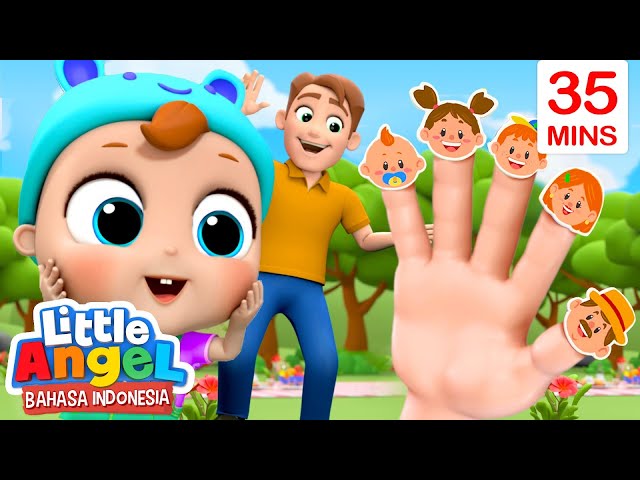 Bermain di Taman dengan Keluarga Jari | Kartun Anak | Little Angel Bahasa Indonesia class=