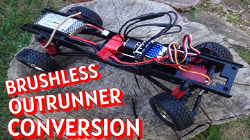 Amazing Crawl Control! Brushless Outrunner Conversion For MN Models D99 MN82 MN168 MN78.