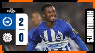 UEL Highlights: Brighton 2 Ajax 0