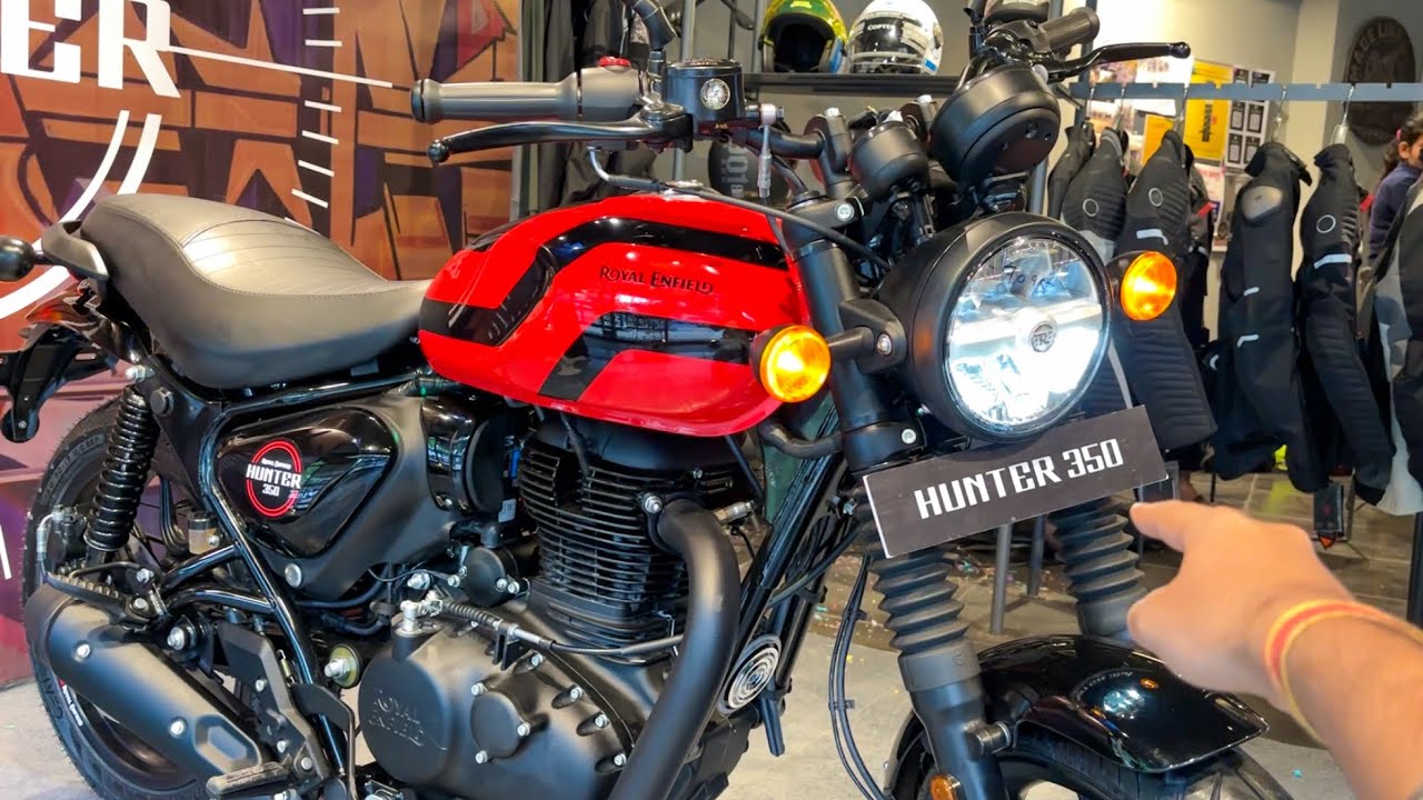2025 All New Royal Enfield Hunter 350 with Led Headlight Full Review 😍🔥