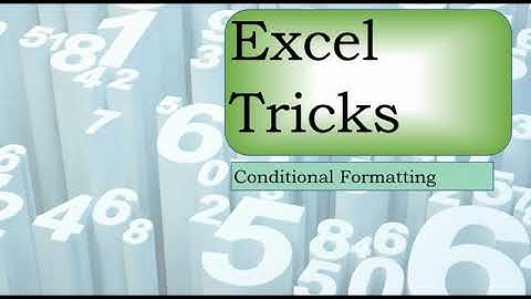 Conditional Formatting in Excel | Excel Tips & Tricks | Excel @ Work | The S.I.L.K Route