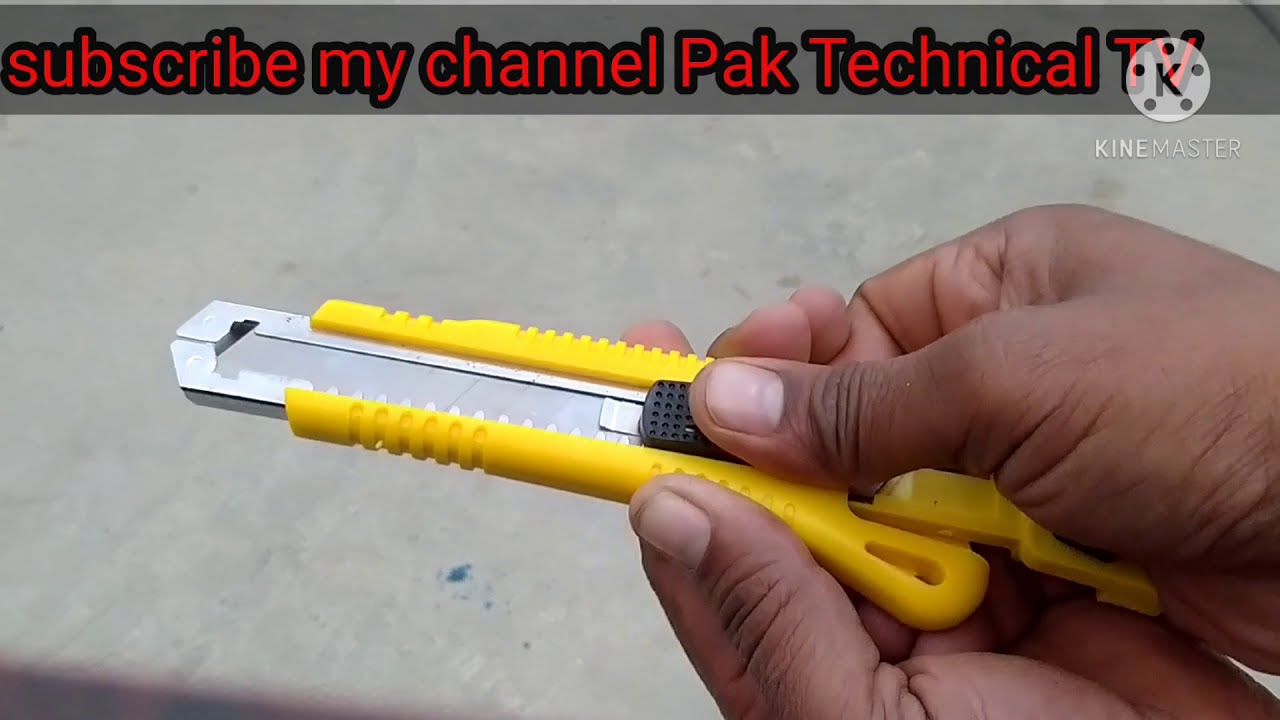 How To Utility Cutter Fengxing Knife Tools | Pak Technical TV