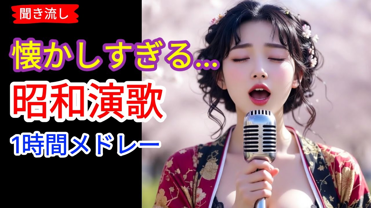 📢🎶 日本演歌 の名曲 メドレー ❤️🎵昭和の情景が胸に沁みる一曲 | 演歌女性 | 演歌メドレー #28