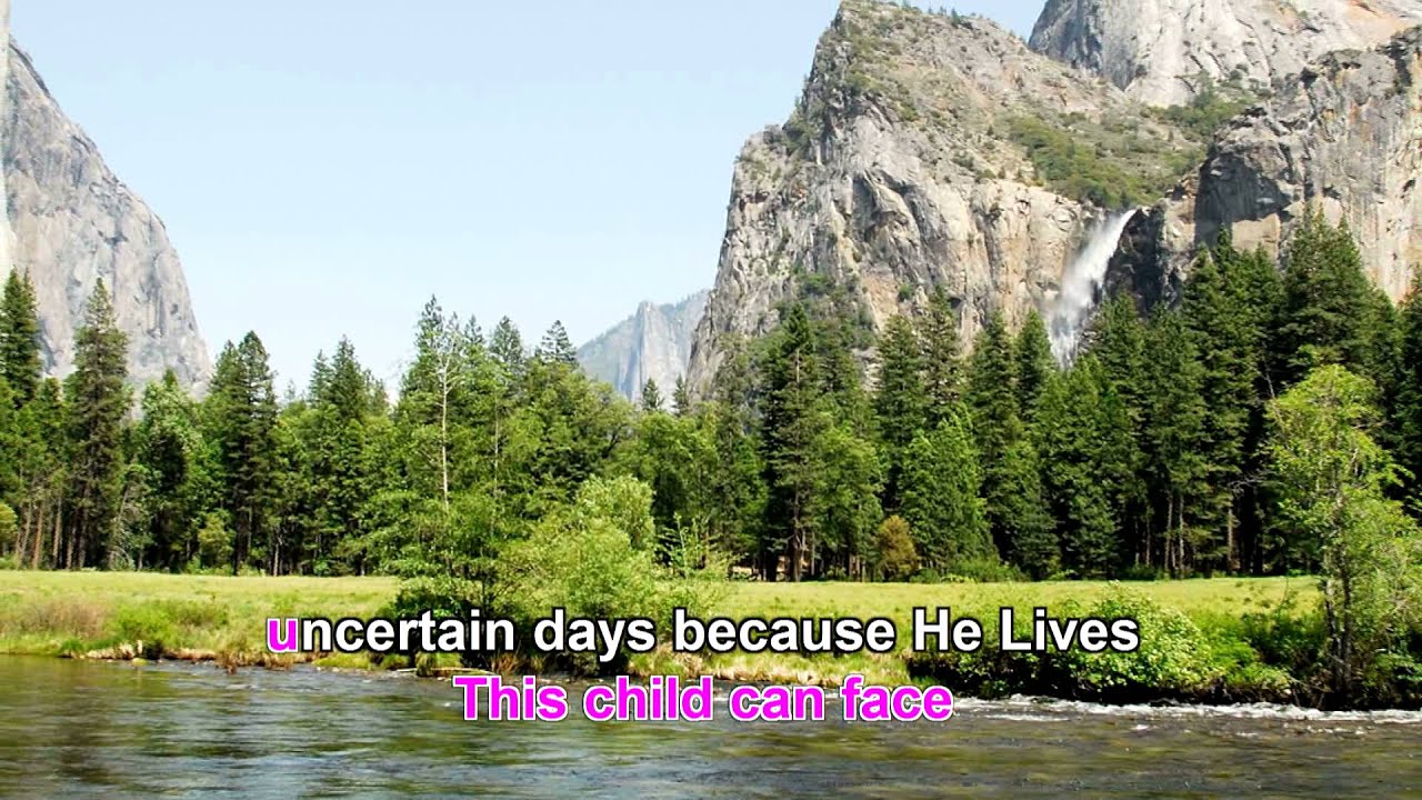Because He Lives Karaoke HD1080