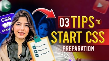 3 Tips to start CSS preparation | Dr. Hina Sikander |
