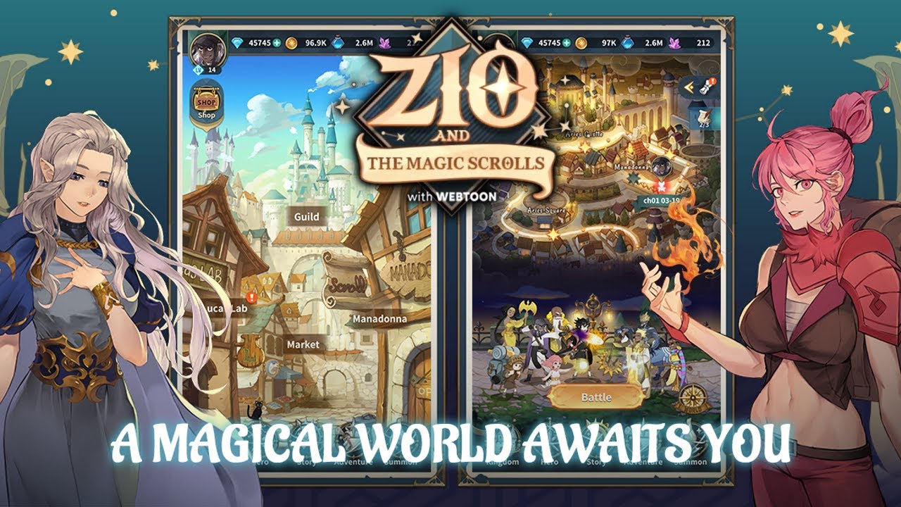 Zio and the magic scroll