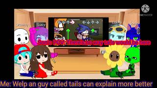 Fandom & My Ocs React To Friday Night Funkin Sonic Caught Tails Caught Sonic Mod