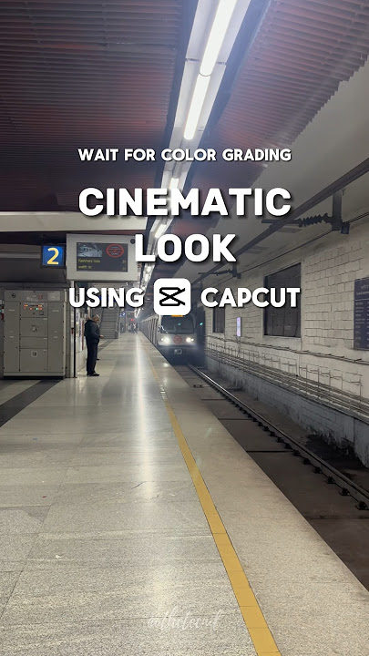 Cinematic Color Grading in CapCut - Tutorial #shorts