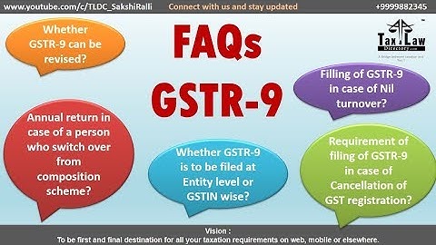 Problem and solution related to annual return form GSTR 9